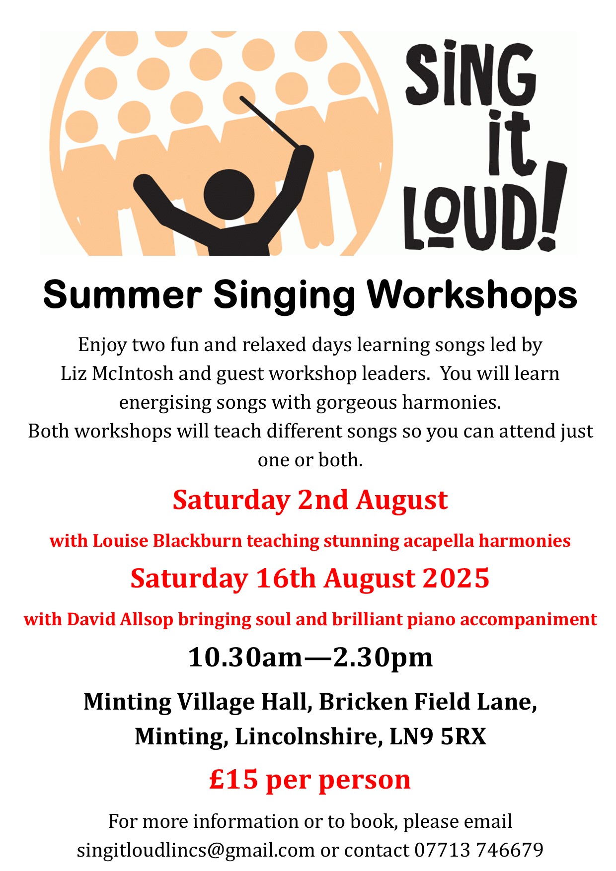 Summer 2025 workshops